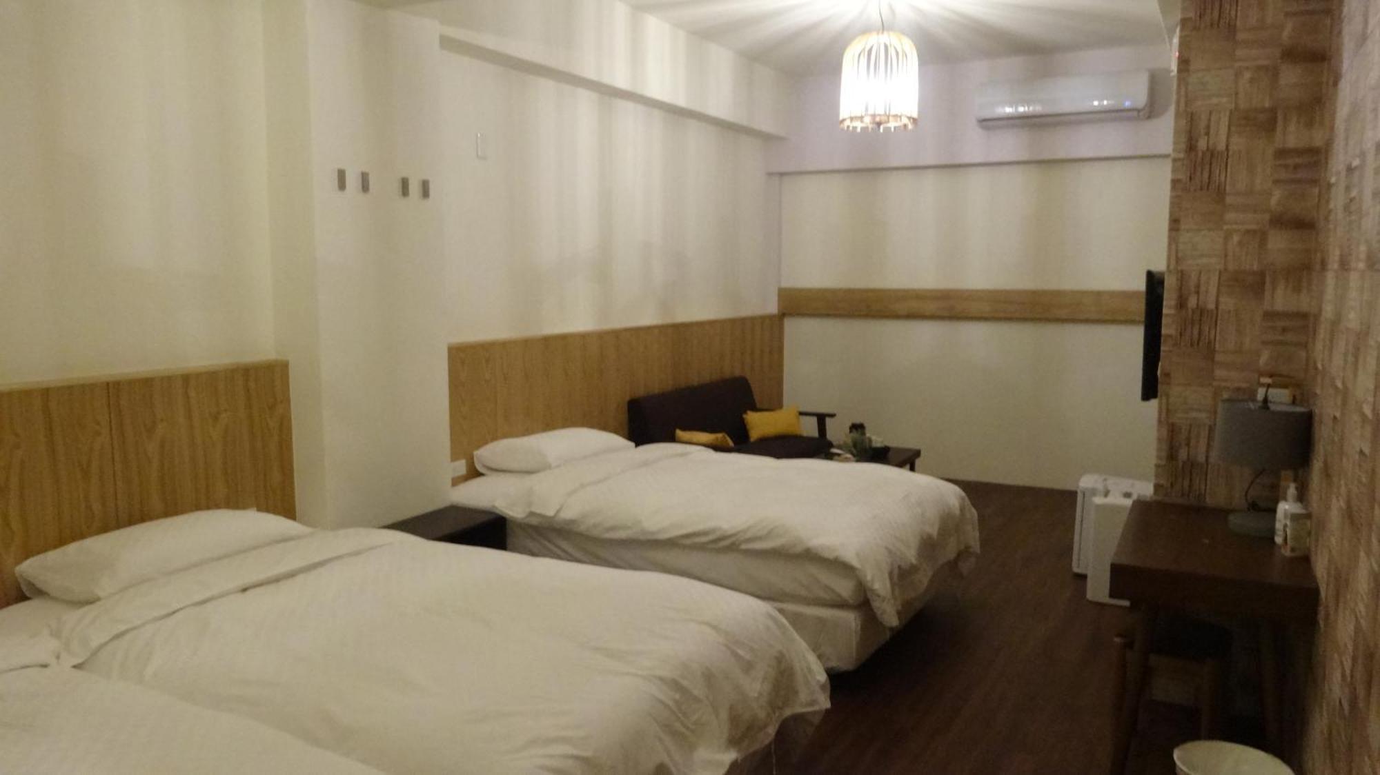 ミャオ G カフェ ホステル 花蓮市 部屋 写真